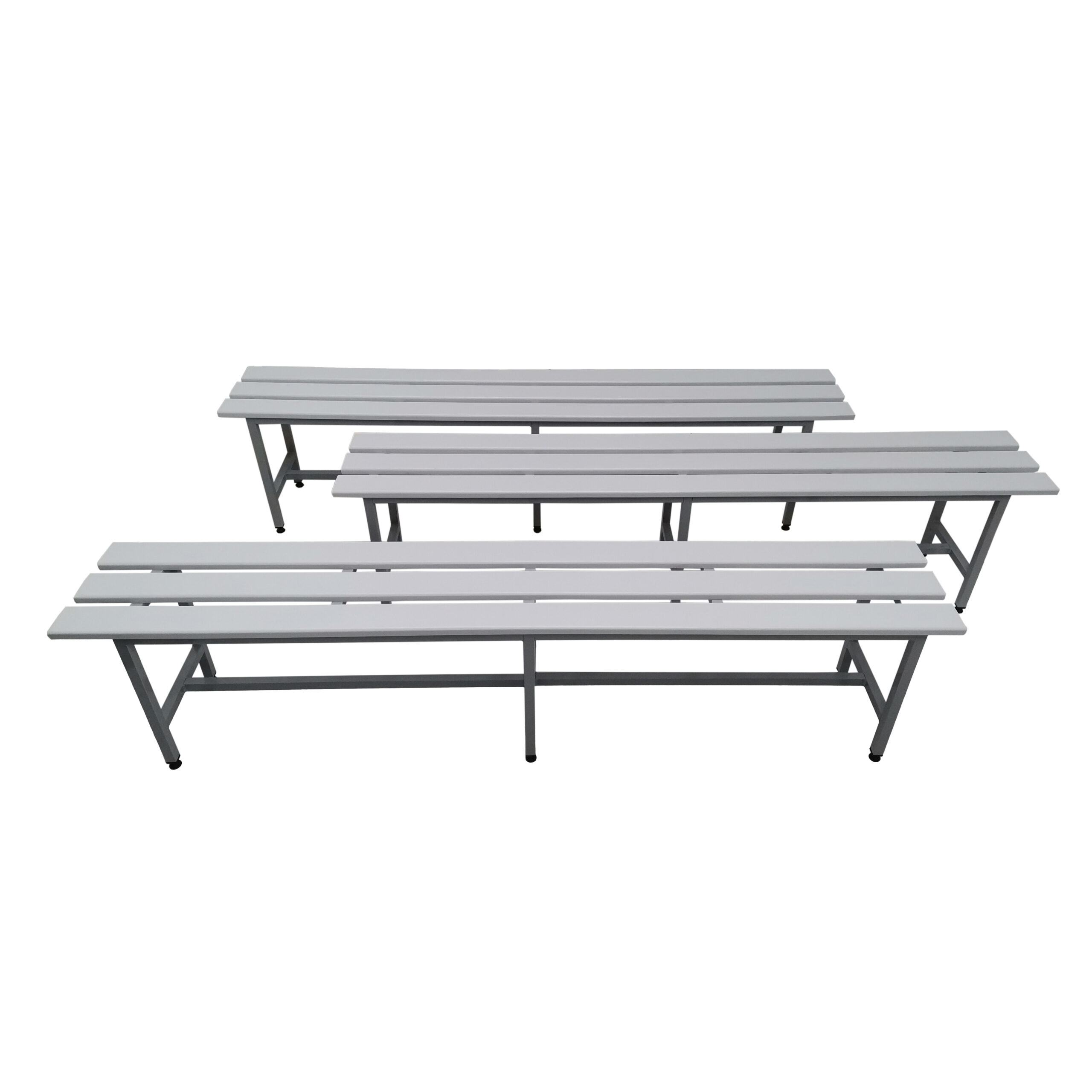 Лавка на металічному каркасі РОЗКОМ розміром 2000х330х450